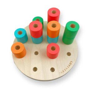 Lovevery Wooden Stacking Peg Board